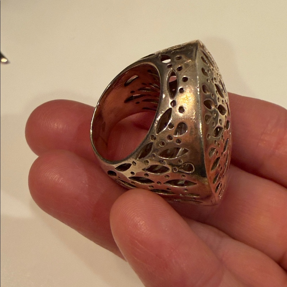 Silver Statement Ring - image 6